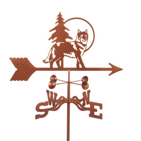 Ez Vane EZ Vane EZ1319-RF Wolf Weathervane with Roof Mount EZ1319-RF